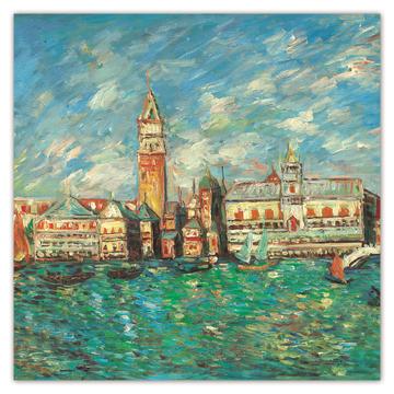 Italy City : Gift Sticker Famous Oil Painting Art Artist Painter