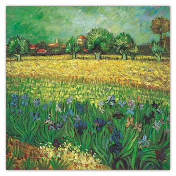Meadow Flowers : Gift Sticker Famous Oil Painting Art Artist Painter
