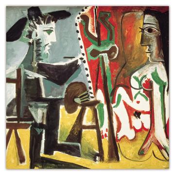 Picasso : Gift Sticker Famous Oil Painting Art Artist Painter