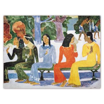 Ta Matete Paul Gauguin : Gift Sticker Famous Oil Painting Art Artist Painter