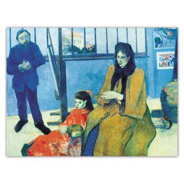 Eugene Henri Paul gauguin : Gift Sticker Famous Oil Painting Art Artist Painter