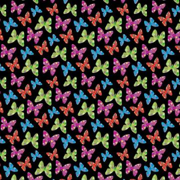 Flower Patterned Butterflies : Gift 12" X 12" Decal Vinyl Sticker Sheet Pattern Floral Prints For Fabric Decor Her Mother Feminine