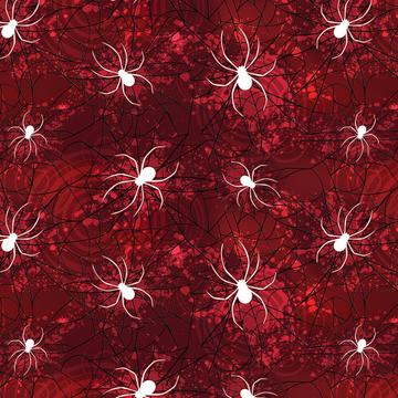 Spiders : Gift 12" X 12" Decal Vinyl Sticker Sheet Pattern Insects Spiderweb Pattern Circles Superhero Boys Wall Decor Red Black