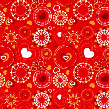 Hearts Graphics : Gift 12" X 12" Decal Vinyl Sticker Sheet Pattern Valentines Day Kaleidoscope Ornament Lovers Card