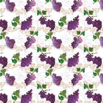 Grape Bunches Grapes : Gift 12" X 12" Decal Vinyl Sticker Sheet Pattern Fruit Fruits Lover Wine Kitchen Table Decor Towel Print