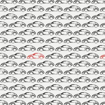 Beetle Car Print : Gift 12" X 12" Decal Vinyl Sticker Sheet Pattern Transport Pattern Classic Vehicle Home Fabric Decor Travel