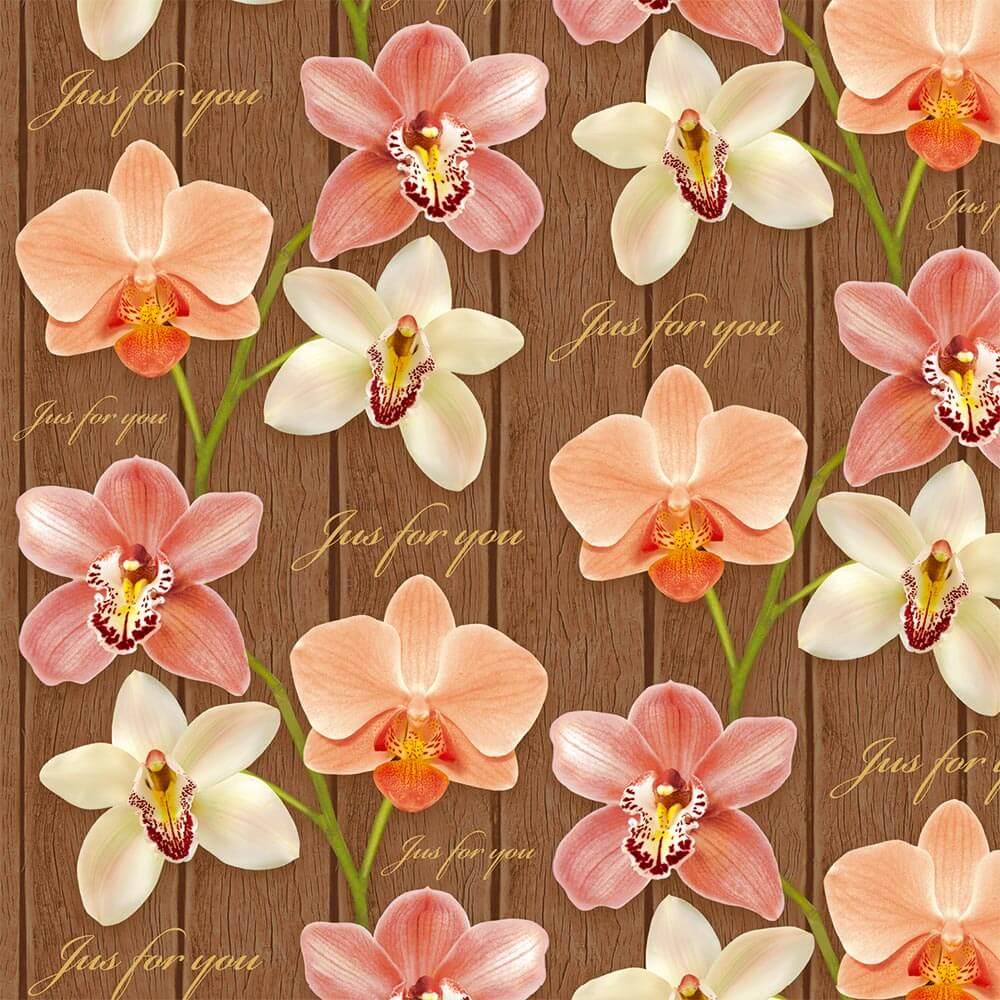 Multicolored Orchids : Gift 12" X Decal Vinyl Sticker Sheet Pattern Wood