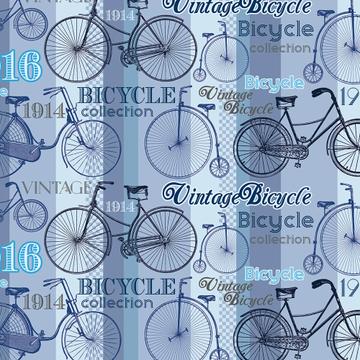 Vintage Bicycle : Gift 12" X 12" Decal Vinyl Sticker Sheet Pattern Old Fashioned Vehicle Transport Pattern Grandpa Retro France