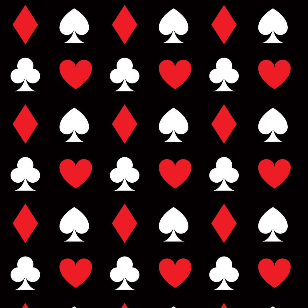 Card Suits : Gift 12" X Decal Vinyl Sticker Sheet Pattern Game