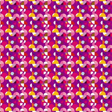 Pink Abstract : Gift 12" X 12" Decal Vinyl Sticker Sheet Pattern Design Geometric Square Modern Home Decor Scandinavian