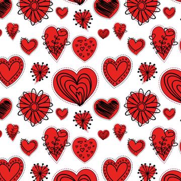 Smart Hearts : Gift 12" X 12" Decal Vinyl Sticker Sheet Pattern Valentines Day Love Daisy Kid Painted Funny Cute Card