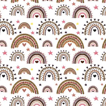 Animal Print Rainbow Pattern : Gift 12" X 12" Decal Vinyl Sticker Sheet Trends Fashion For Her Mother Teenager Girl Love