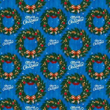Spruce Brunches Christmas Garland : Gift 12" X 12" Decal Vinyl Sticker Sheet Pattern Festive Seasons Greetings Coworker