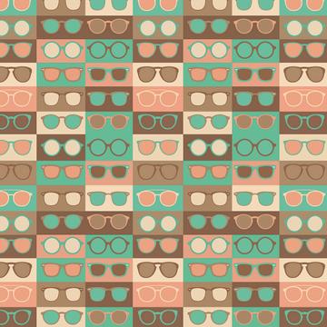 Sunglasses : Gift 12" X 12" Decal Vinyl Sticker Sheet Pattern Fashion Pattern Cute Funny Father Dad Husband Boss Wall Decor