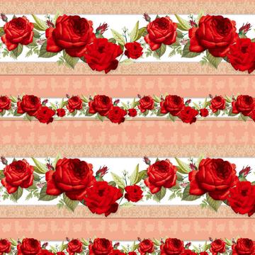 Rose Garland : Gift 12" X 12" Decal Vinyl Sticker Sheet Pattern Flower Damask Print Mothers Day Lacework Border
