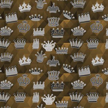 Cute Crowns : Gift 12" X 12" Decal Vinyl Sticker Sheet Pattern King For Father Friend Child Decal Funny Room Decor Nursery Shower