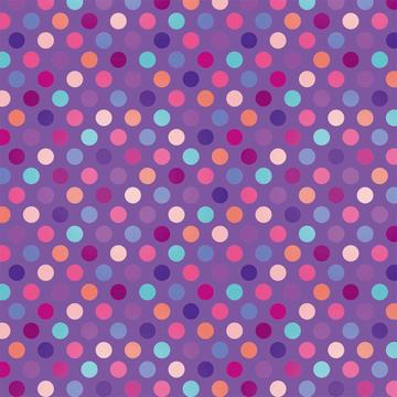Polka Dots : Gift 12" X 12" Decal Vinyl Sticker Sheet Pattern Colorful Circles Purple Home Decor