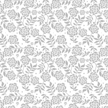 Flower Stamped Pattern : Gift 12" X 12" Decal Vinyl Sticker Sheet Pattern Roses Leaves Wedding Abstract Decor Bridesmaid