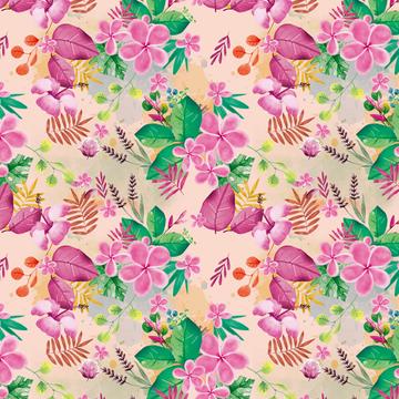 Hibiscus Watercolor : Gift 12" X 12" Decal Vinyl Sticker Sheet Pattern Seamless Frangipani Flowers Love Feminine