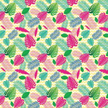 Monstera Palm Leaves : Gift 12" X 12" Decal Vinyl Sticker Sheet Pattern Exotic Tropical Plant Zigzag Pattern Jungle Tree Decor