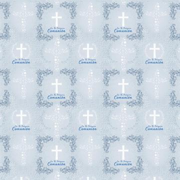 For Your First Communion : Gift 12" X 12" Decal Vinyl Sticker Sheet Pattern Arabesque PatternChristian Catholic Religious Spanish
