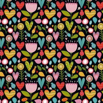 Dotted Line Flowers : Gift 12" X 12" Decal Vinyl Sticker Sheet Pattern Heart Valentines Day Be Mine Ladybug Funny Plant Art