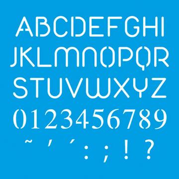 Alphabet 4x4in : Diy Reusable Laser Cut Stencils 10x10cm Letters Calligraphy