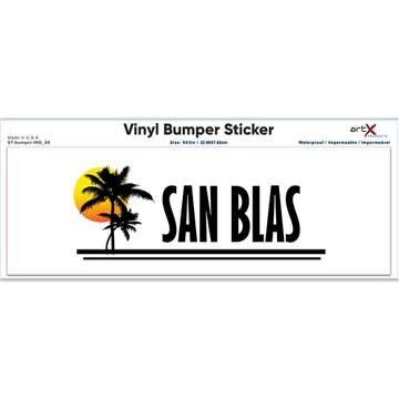San Blas : Gift Sticker Panama Tropical Beach Travel Souvenir
