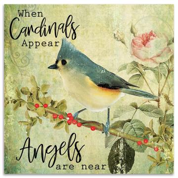Cardinal : Gift Sticker Bird When Cardinals Appear Angels Are Near Loss Remembrance