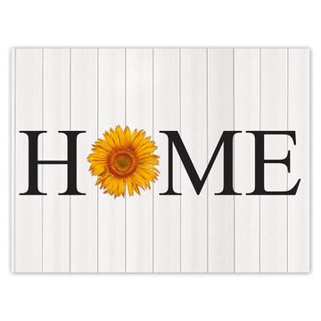 Sunflower Home : Gift Sticker Flower Floral Yellow Decor For Her Feminine Woman Women