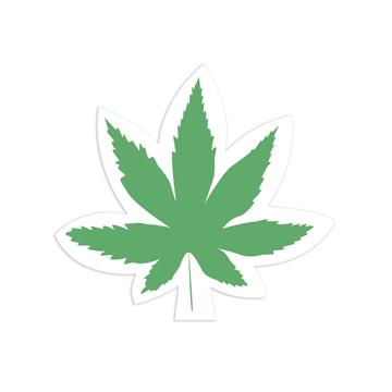 Weed Leaf : Gift Sticker Cannabis Marijuana Stoner Adult Fun