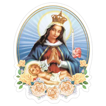 Our Lady of Altagracia Virgen de Altagracia : Gift Sticker Catholic Saints Religious Saint Holy God