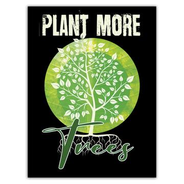 Plant More Trees Love Plants : Gift Sticker Nature Protection Climate Friendly Green Power