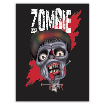Zombie Blood : Gift Sticker Living Dead Halloween Party Monsters Horror Movie Skull