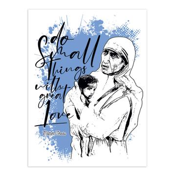 Mother Teresa Baby Child : Gift Sticker Saint Catholic Religious Madre Christian