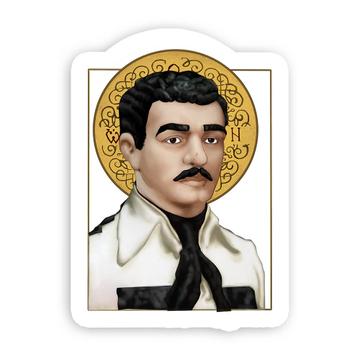 San Jesus Malverde : Gift Sticker Narco Saint Mexico Mexican Folklore Hero Angel Of Poor