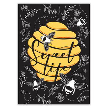 Sweet Life Honey Bee : Gift Sticker Bees Lover Summer Flowers For Her Best Friend Coworker