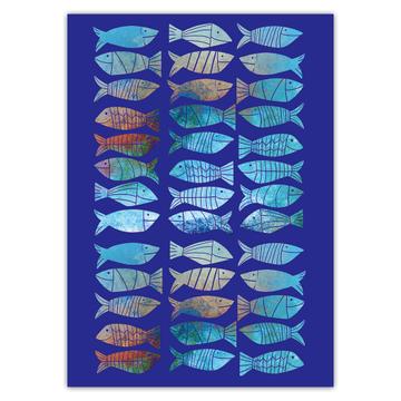 For Fishing Lover Fisher : Gift Sticker Fish Print Christian Faith Symbol Cute Sweet Kid Aquarium