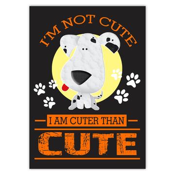 Cute Dalmatian Puppy : Gift Sticker For Dog Lover Dogs Pet Mom Dad Animal Kid Children Birthday