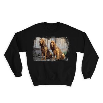 Dog Bloodhound : Gift Sweatshirt Pet Animal Puppy Canine Pets Dogs