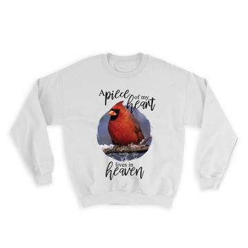 Cardinal Snow : Gift Sweatshirt Bird Grieving Lost Loved One Grief Healing Rememberance