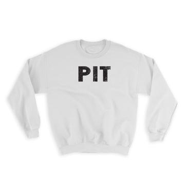 USA Pittsburgh Airport Pennsylvania PIT : Gift Sweatshirt Airline Travel Pilot AIRPORT