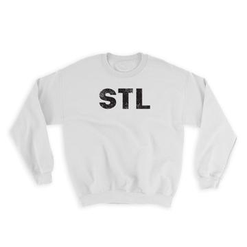 USA St. Louis Lambert Airport Missouri STL : Gift Sweatshirt Airline Travel Pilot
