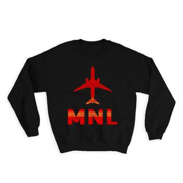 Philippines Ninoy Aquino Airport Manila MNL : Gift Sweatshirt Travel Airline Pilot