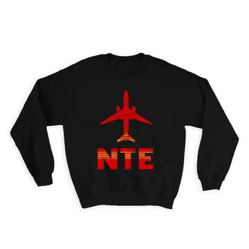 France Nantes Atlantique Airport NTE : Gift Sweatshirt Travel Airline Pilot AIRPORT
