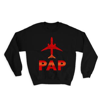 Haiti Toussaint Airport Port-au-Prince PAP : Gift Sweatshirt Travel Airline Pilot