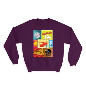 Back to the 70s Kombi Vynil Disco Ball : Gift Sweatshirt Retro Vintage Pop Art