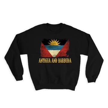 Antigua And Barbuda Flag : Gift Sweatshirt North America Country Souvenir Pride Citizen Patriotic