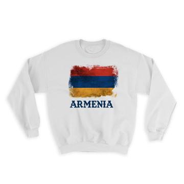 Armenia Armenian Flag : Gift Sweatshirt European Europe Country Souvenir Pride Patriotic Print