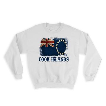Cook Islands Flag : Gift Sweatshirt For Islander Pride National Souvenir Patriotic Australia